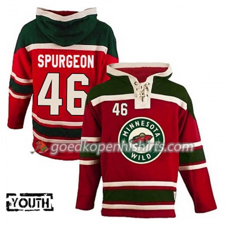 Minnesota Wild Spurgeon 46 Rood Hoodie Sawyer - Kinderen